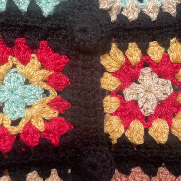 BNWT Chasing Unicorns Superstition Crochet Mini Dress XS 🌈🦄 - Picture 4 of 8